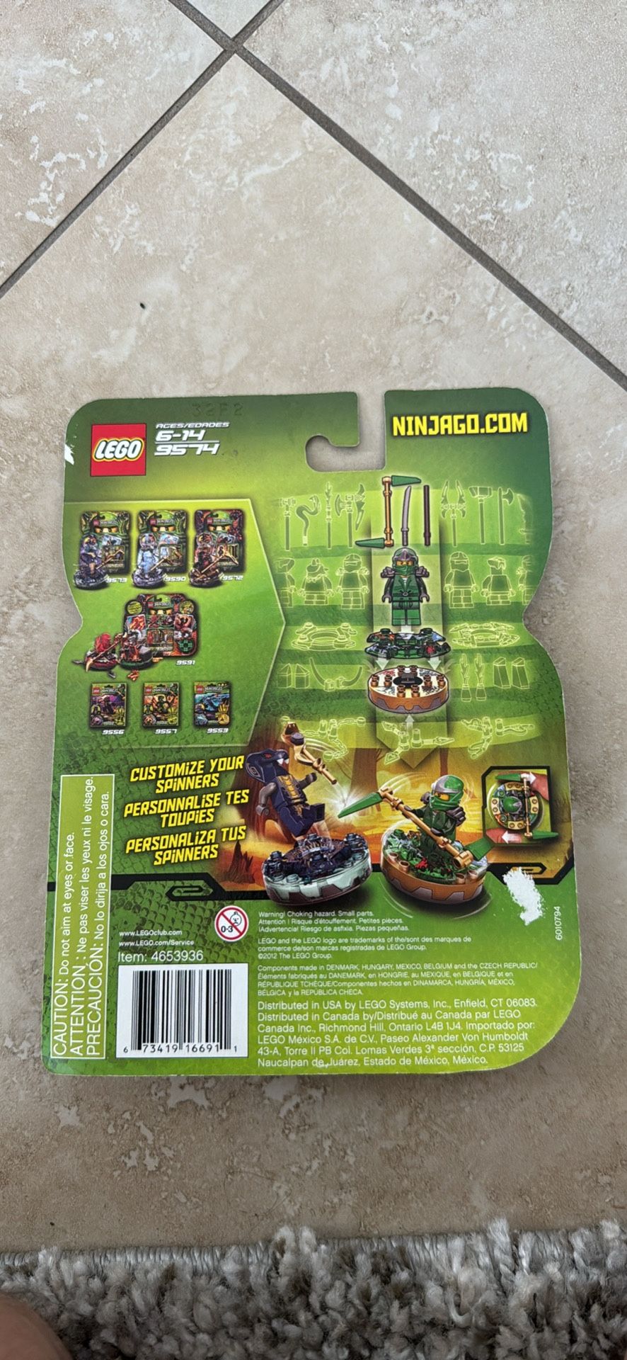 Ninjago 2012 Llyod ZX Spinner Sealed