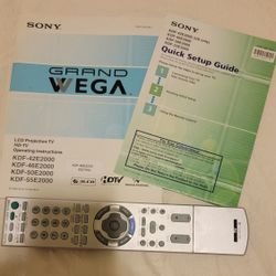 46-inch Sony Rear-projection HDTV