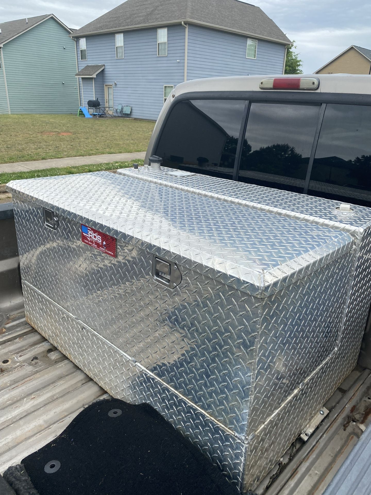 RDS Aluminum Transfer Fuel Tank Toolbox Combo 100 gallon