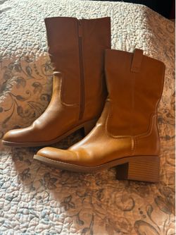 Style and Co Tan Boots size 7.5