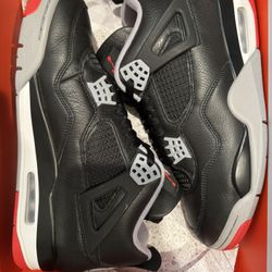 Air Jordan 4 Retro “Bred Reimagined” Size 10 Men’s OG ALL
