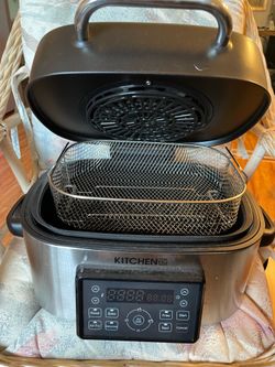 Kitchen HQ Air Fryer & Stainless Steel Instant Pot (like new)