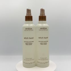 AVEDA WITCH HAZEL HAIR SPRAY 8.5 OZ X2 | LIGHT HOLD + REDUCES FLYAWAYS