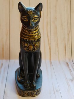 Egyptian Cat Statue Bastet Decor