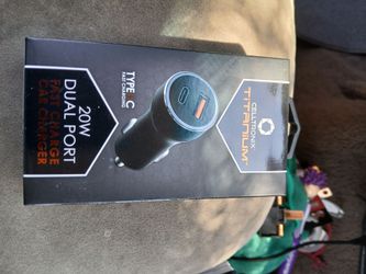 20 w dual port fast charge car charger