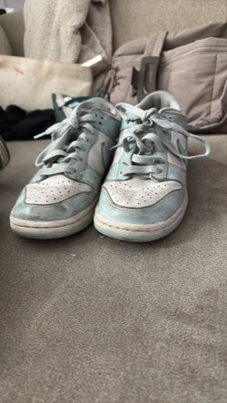 Light blue shoes