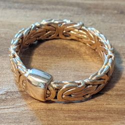 14K YELLOW GOLD AK ATASAY TURKEY BYZANTINE BAND RING