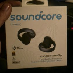 Soundcore AeroClip open-ear clip-on earbuds by Anker.
