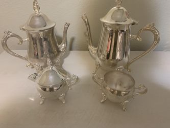 4 pieces silver plated not used as new