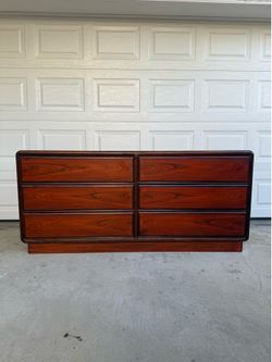 mid century rosewood dresser