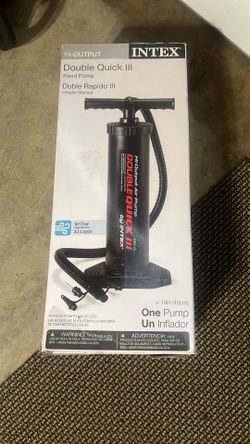 Double Quick Hand Pump
