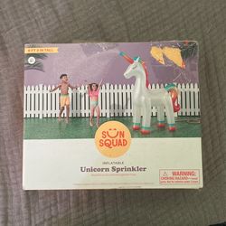 Sun Squad Inflatable Unicorn Sprinkler 6 Ft Tall