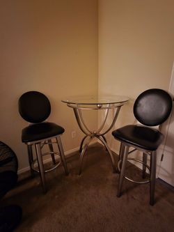 Heavy duty metal / glass Table