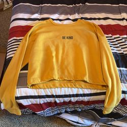 Be Kind Cropped Sweatshirt