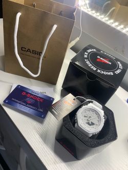 CASIO G-SHOCK GA-2100-7A7JF TONE-ON-TONE White  Analog Digital Men Watch