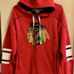 Chicago Blackhawks Hooded Sweatshirt- Size Adult Med