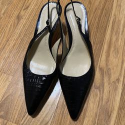 Ladies Black Shoes Size 8 1/2 By Ann Taylor