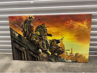 Teenage Mutant Ninja Turtles Canvas Wall Art – NEW