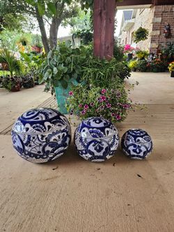 Talavera Spheres Set. Clay Pots, Talavera,Plants, Pottery. $105 cada set de 3