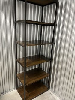 Solid wood Etagere Bookshelf