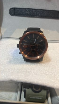 the Diesel Rasp Chronograph Black Dial Men's Watch