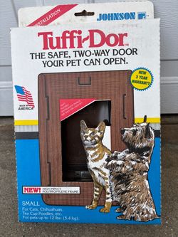Two way pet door