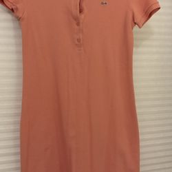 Lacoste, Polo Dress, Size 36, Light Pink 