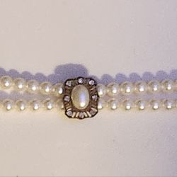 Vintage Pearl Choker