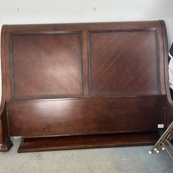 King  Sleigh Bed 