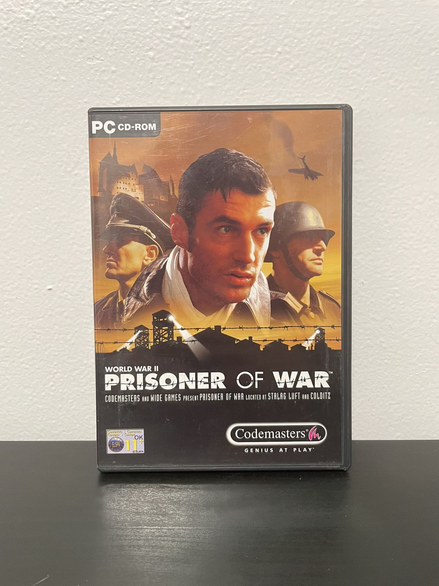 Prisoner Of War World War II 2 PC Game CIB w/ Manual WW2 CD-ROM Retro 2002