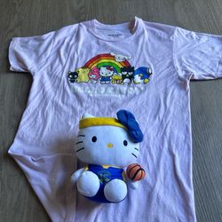 Hello Kitty Bundle Golden State Warriors Plush 