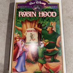 Vintage Walt Disney's Robin Hood VHS Masterpiece Collection