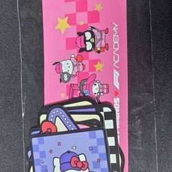 Hello Kitty X F1 Stickers Set F1 Academy Las Vegas Grand Prix Formula 1 Snoopy And Mickey Mouse 