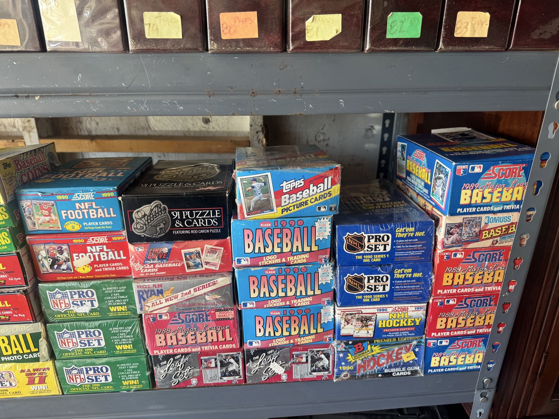 BASEBALL CARD WAX BOXES DONRUSS SCORE ๐ฅ