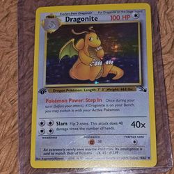 1st edition dragonite holo NM