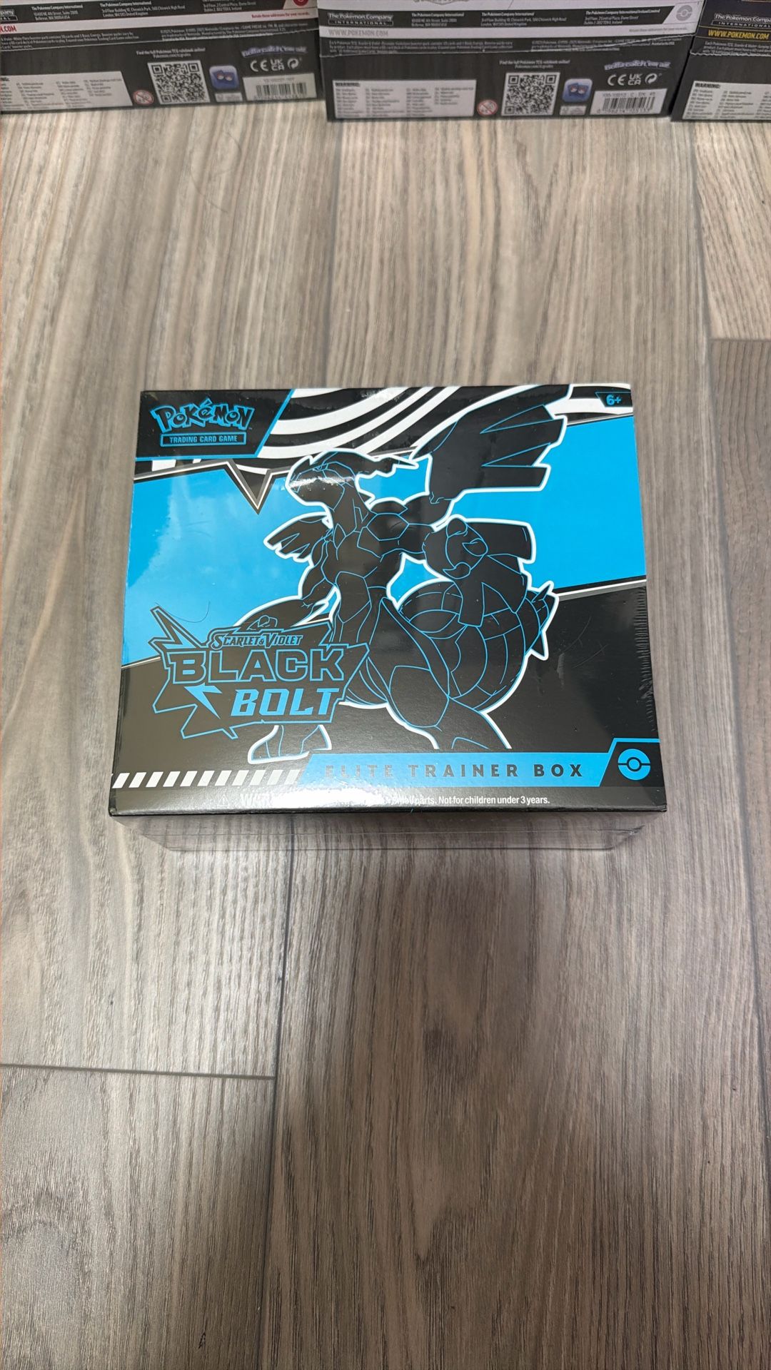 Pokemon Scarlet & Violet Black Bolt Elite Trainer Box Etb