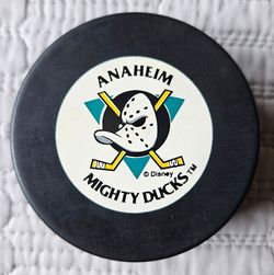 Anaheim Mighty Ducks Hockey Puck