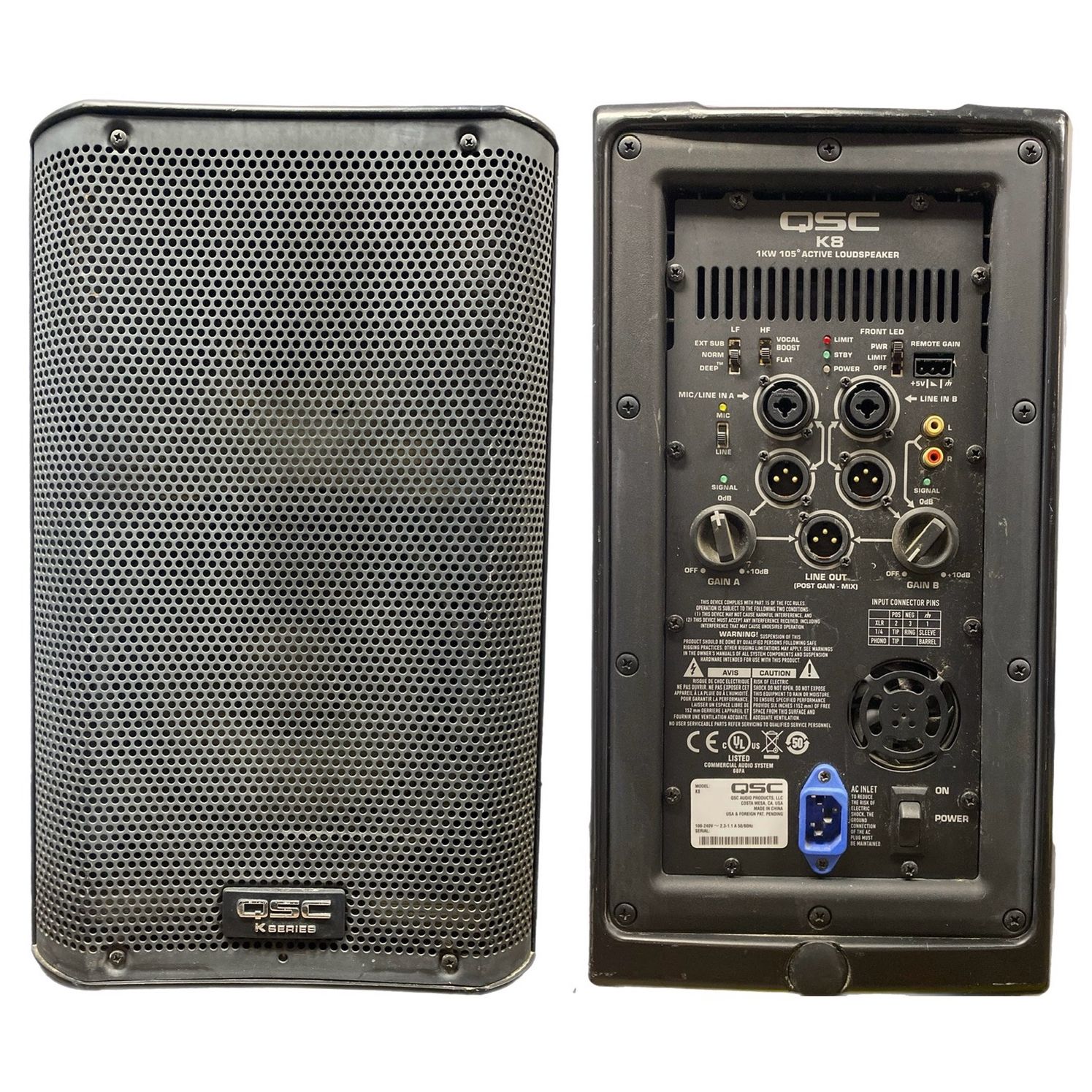 QSC K8 - 1KW 105 Active loudspeaker Powered Speaker