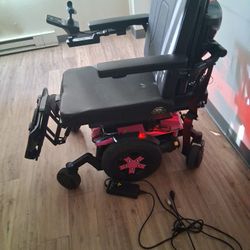 Power  Wheelchair  Pink Hydraulic , legs and seat goes up and down