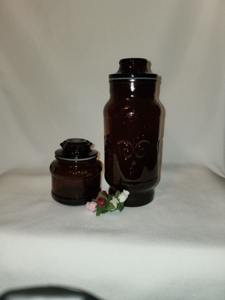 Vintage Coffee Mate Carnation Jars