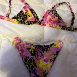 Leopard Pink Bikini 
