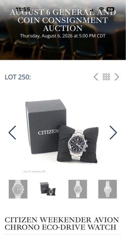 Watch. (Men’s citizens watch)