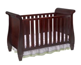 Sleigh Bed Crib And Dresser Changing Table