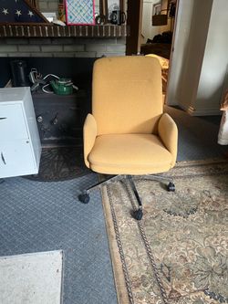 Branch Office Chair in sunflower yellow.