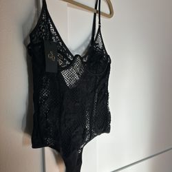 God Save Queens; Sexy All Lace Bodysuit 
