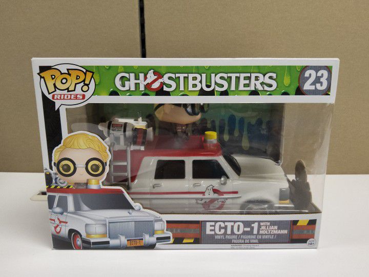 Funko Pop Ghostbusters Ecto-1 With Jillian Holtzmann