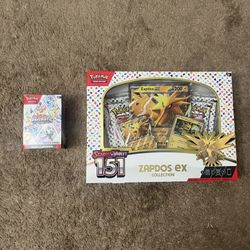 Pokemon Prismatic Bundle And Zapdos Collection 