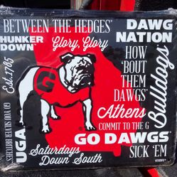 Georgia Bulldogs Sign