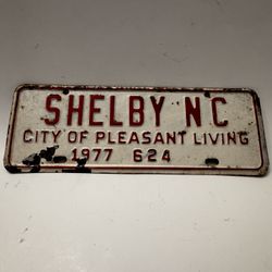 Antique Tag Shelby NC