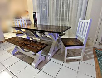 💥 NEW Real wood dining sets❗ send us a message for a free estimate!